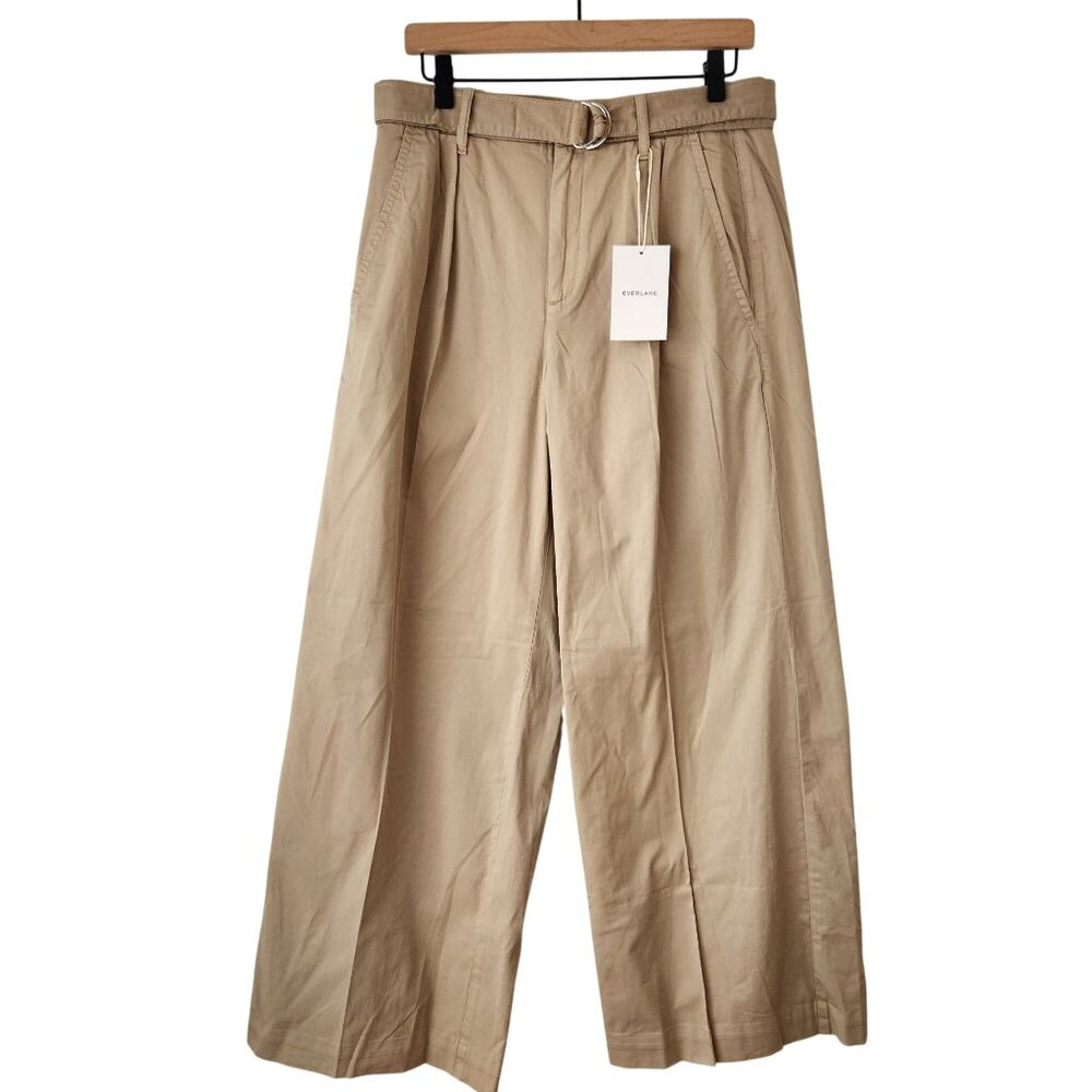 Everlane Tan Wide Leg Pants